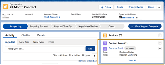 Opportunity Contact Role Best Practices | Salesforce