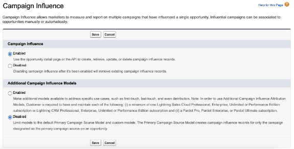 Campaign Influence | Salesforce