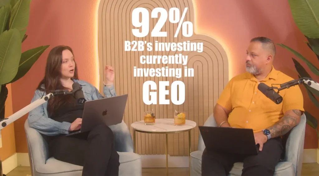 92% B2B's investing currently in GEO | Season 5, Episode 1: Old Fashioned Marketing